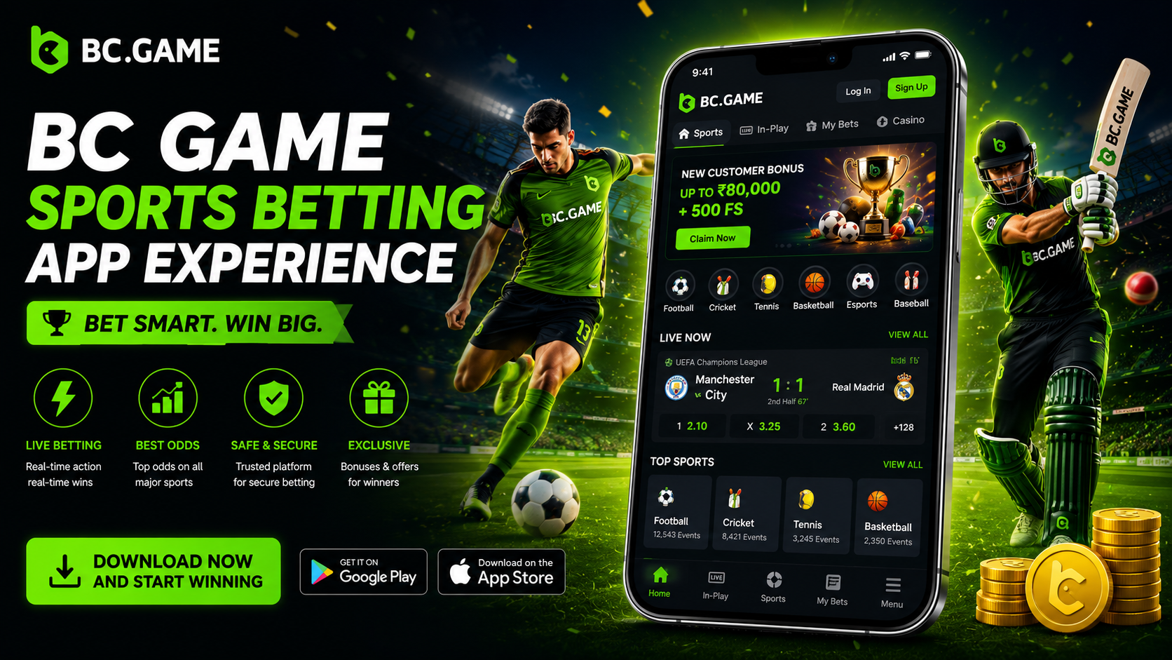 Sports Betting and Live Betting on BC Game