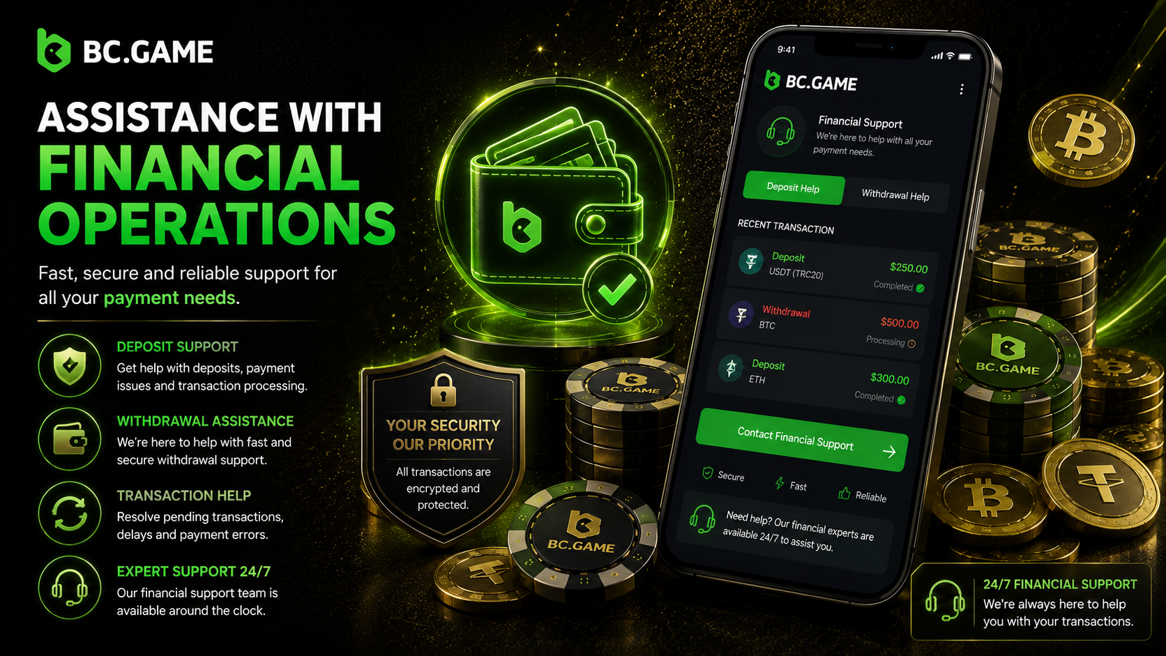 BC Game Deposit on Mobile Browser and App