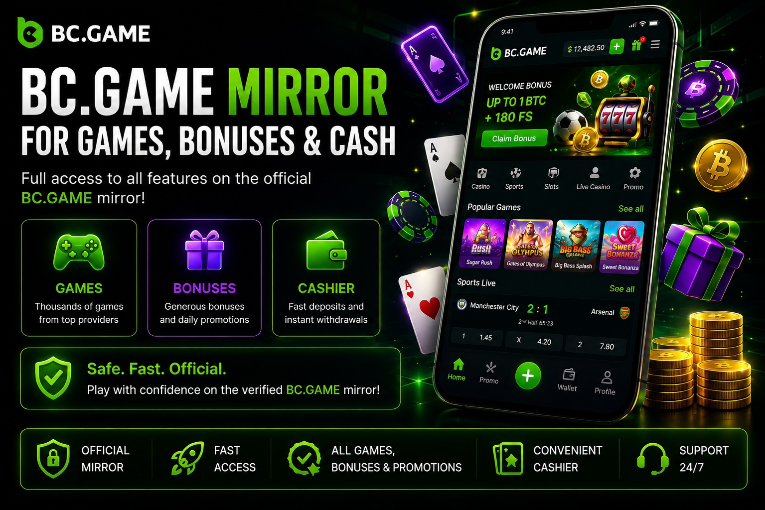 BC Game Mirror Login and Safe Access Checks