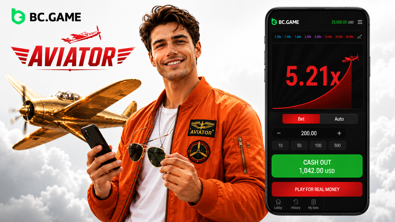 Play Aviator on Mobile