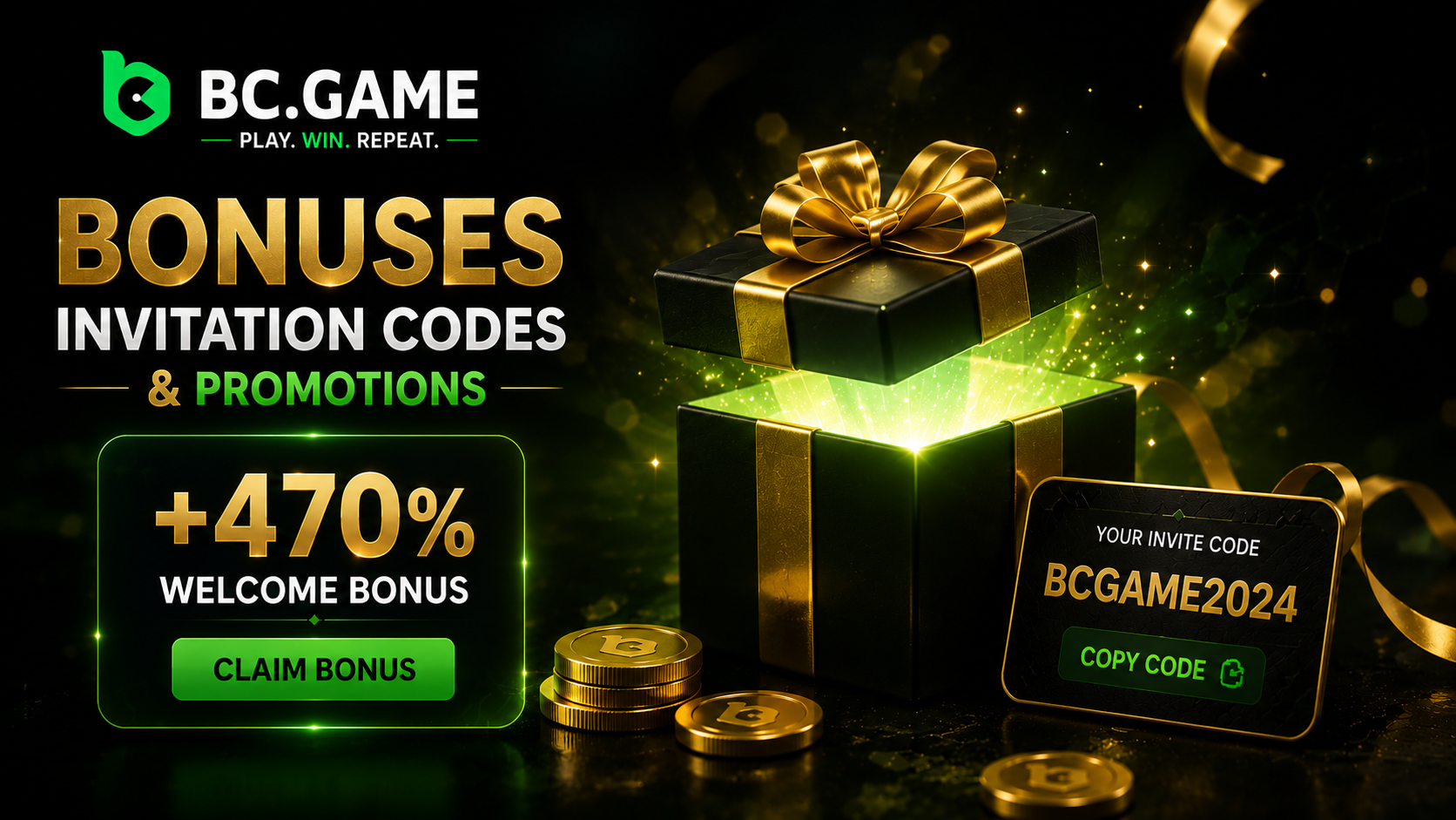 Bonuses, Invitation Codes & Promotions