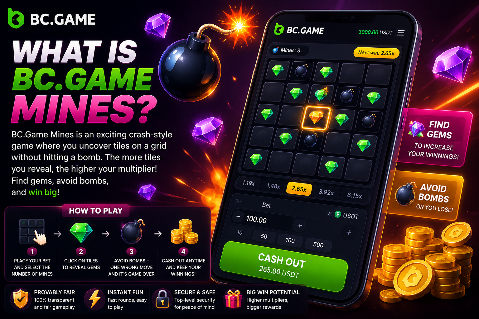 What Is BC.Game Mines?