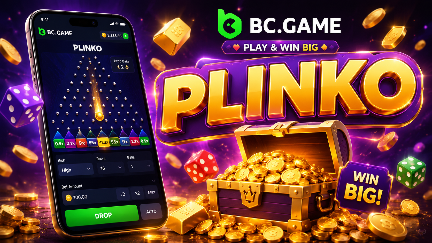 How to Play BC.Game Plinko